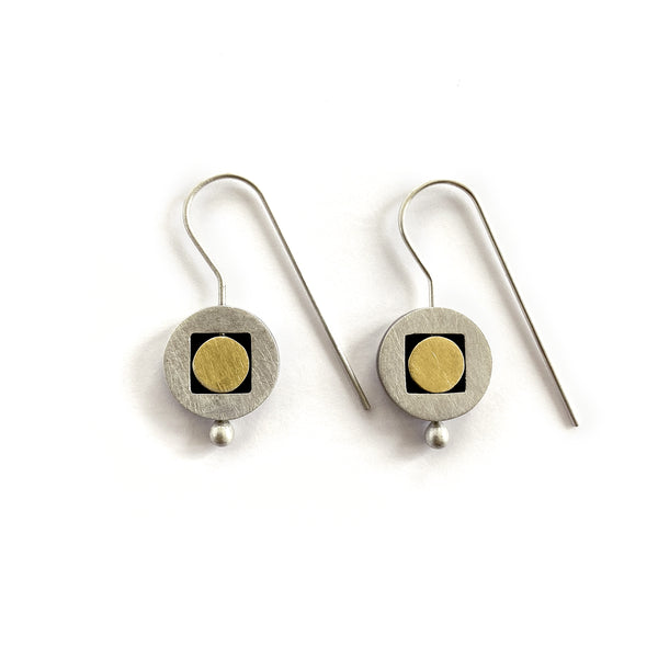 Within You Earrings with Gold - Kate Alterio