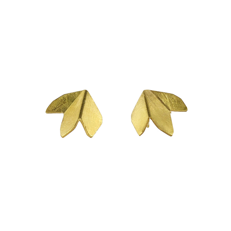 Butterfly Gold Plated Studs - Ananda Ungphakorn