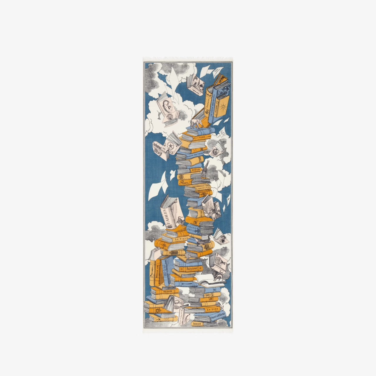 Editions Wool Scarf in Navy - Inoui Editions
