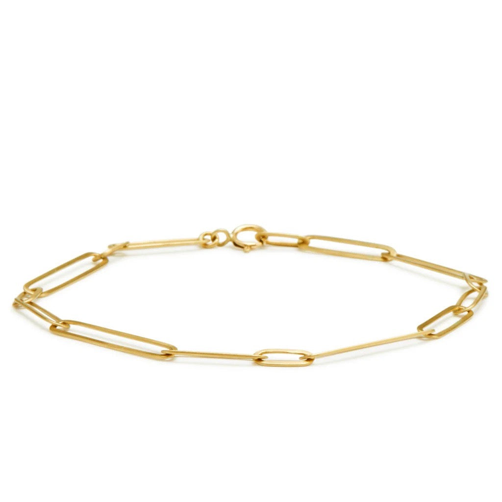 Ovalong Gold Bracelet - Carla Caruso