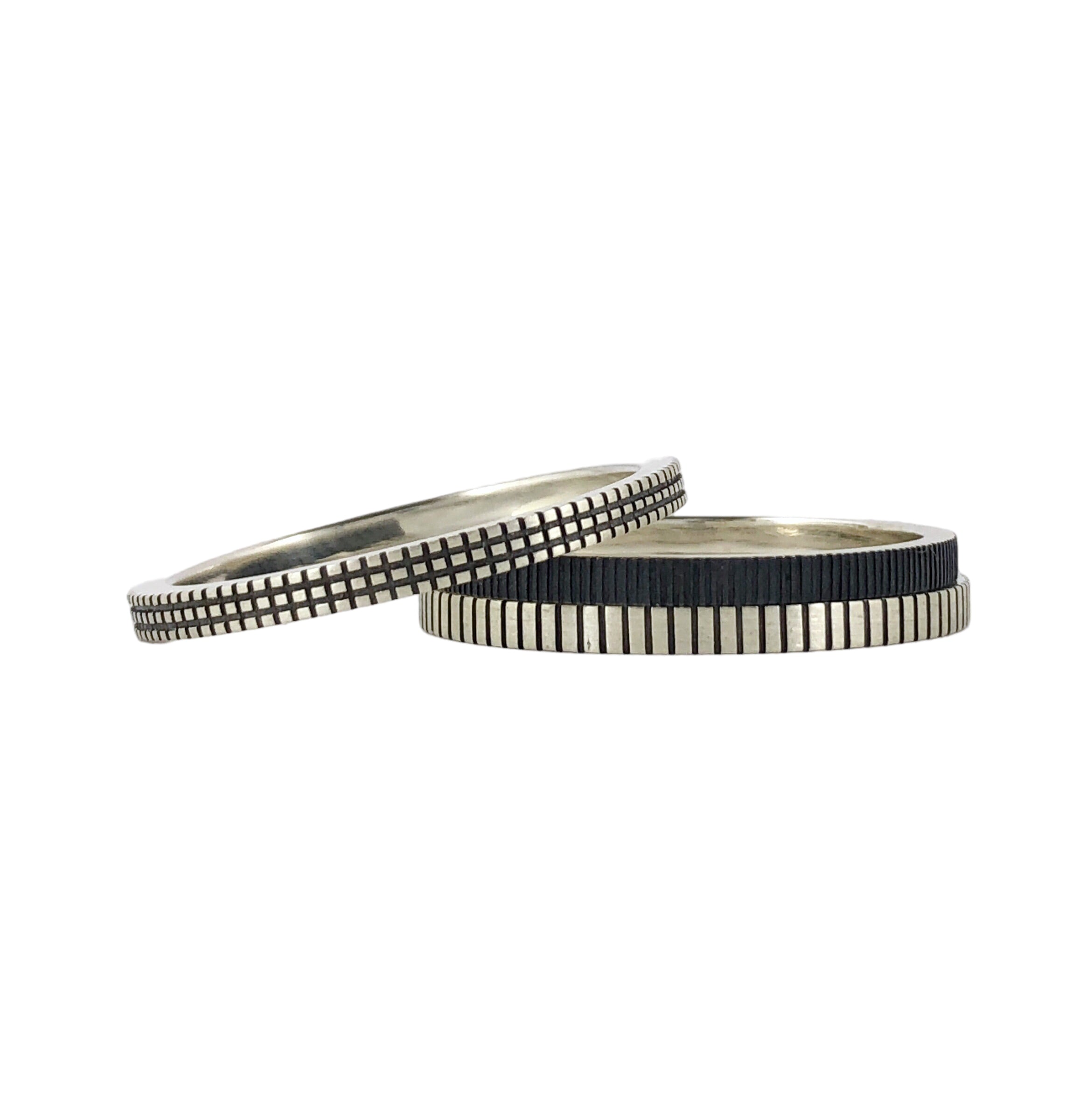 Three Ring Sterling Stack - Cass Partington