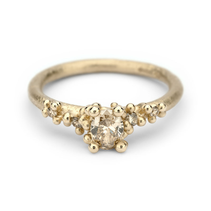 Champagne Diamond Engagement Ring - Ruth Tomlinson