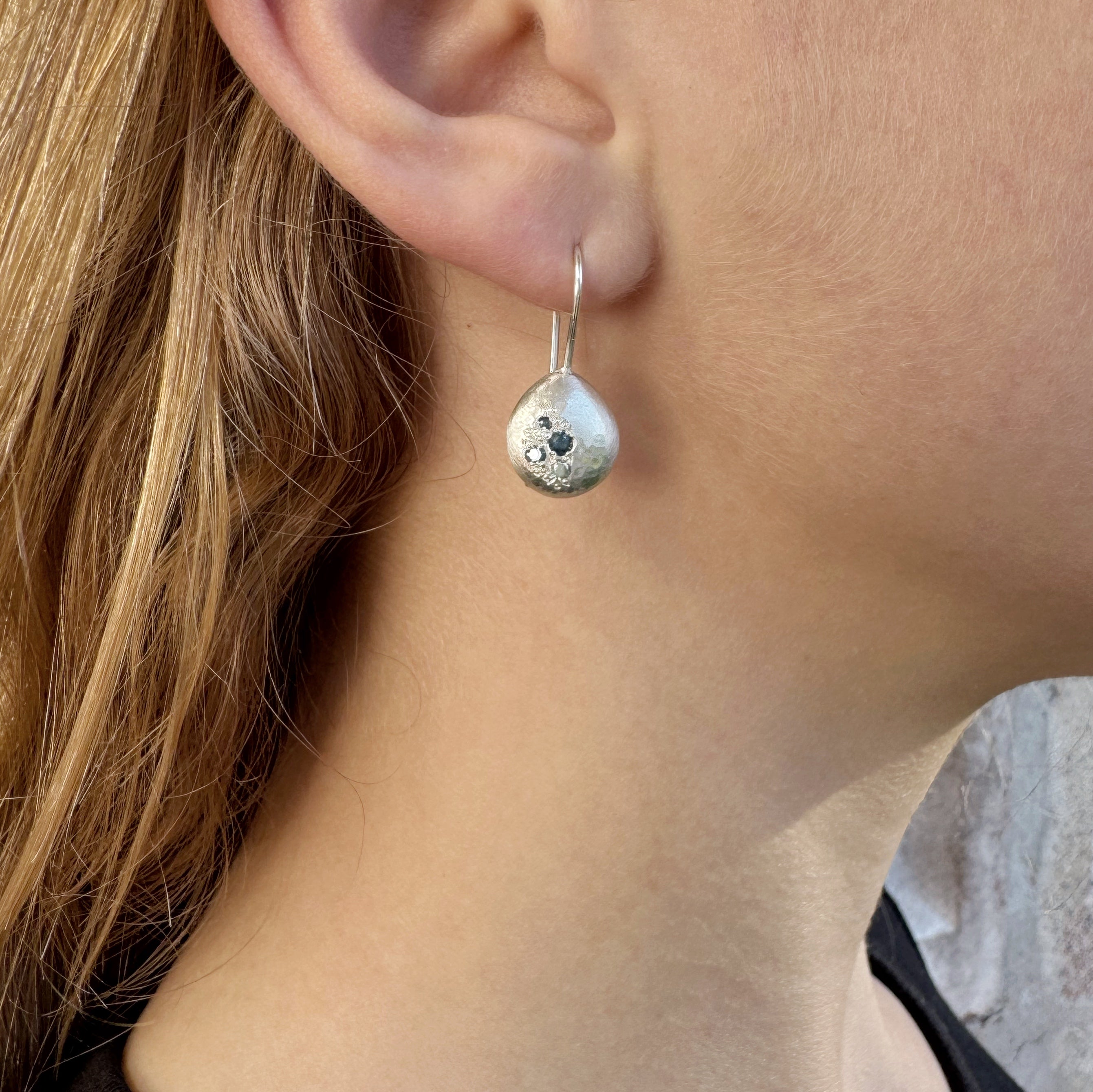 Ocean Glimmer Drop Earrings -  Katheryn Leopoldseder