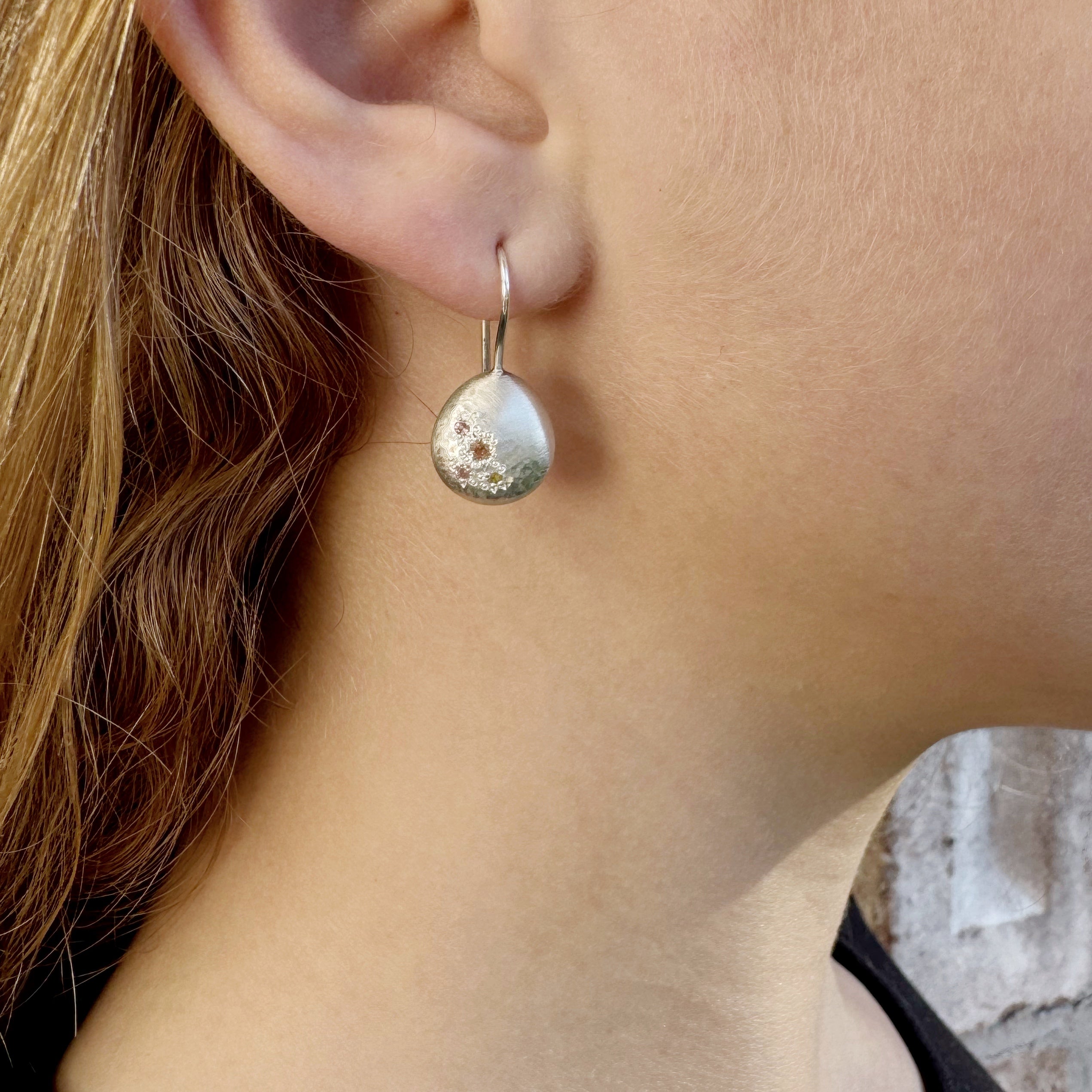 Sunrise Glimmer Drop Earrings -  Katheryn Leopoldseder
