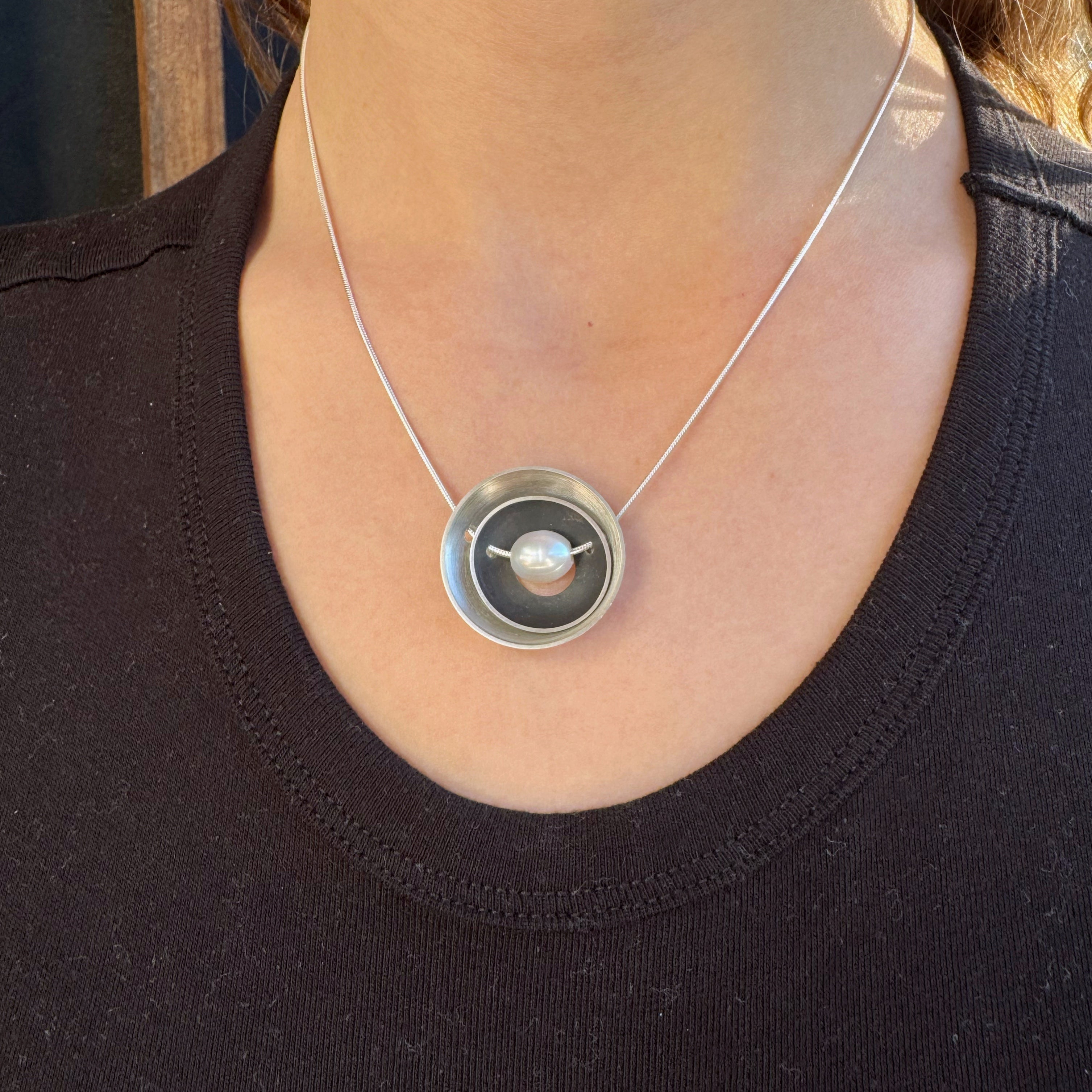 Double Periwinkle Pearl Necklace -  Katheryn Leopoldseder