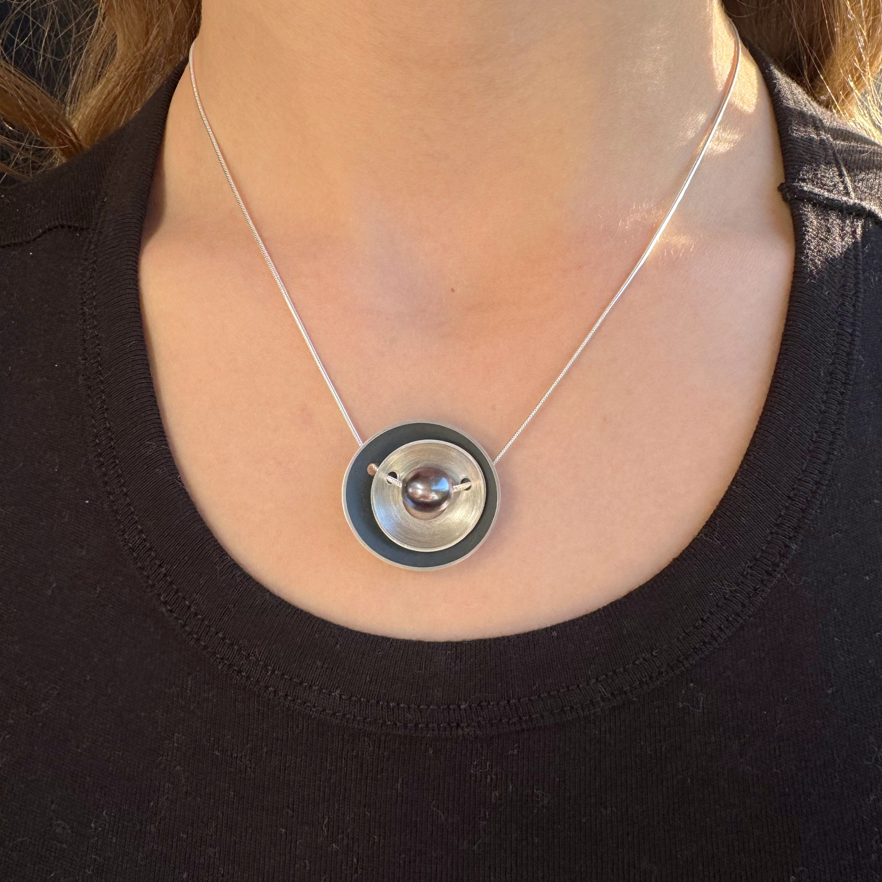 Double Periwinkle Pearl Necklace -  Katheryn Leopoldseder