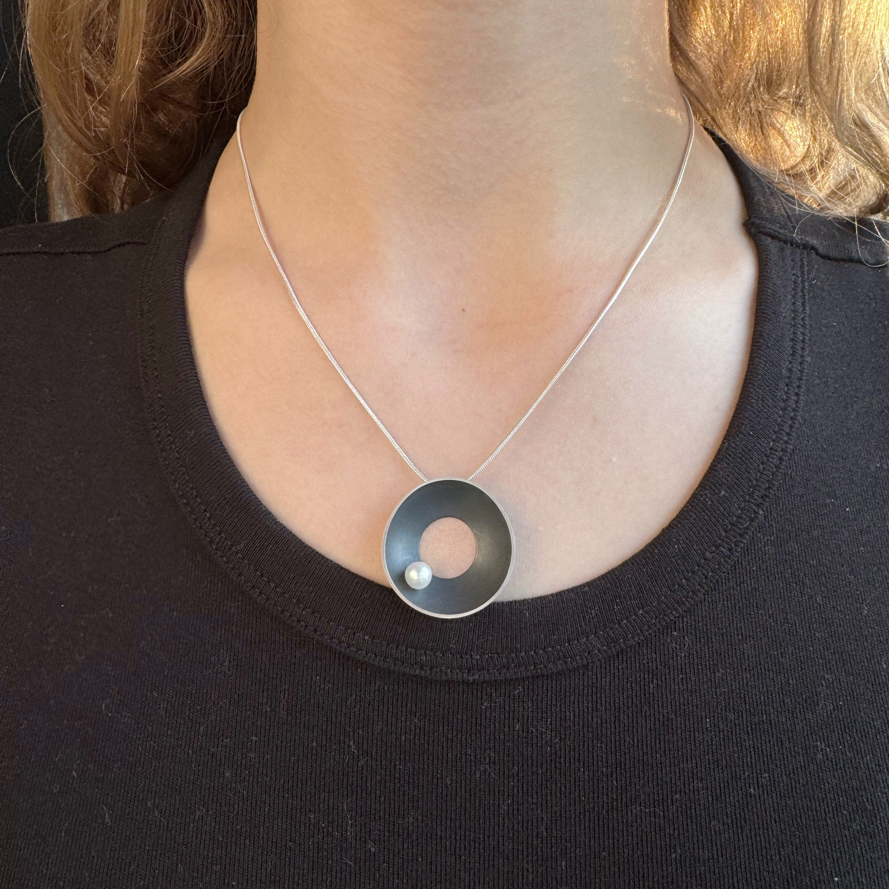 Open Sea Dish Necklace -  Katheryn Leopoldseder