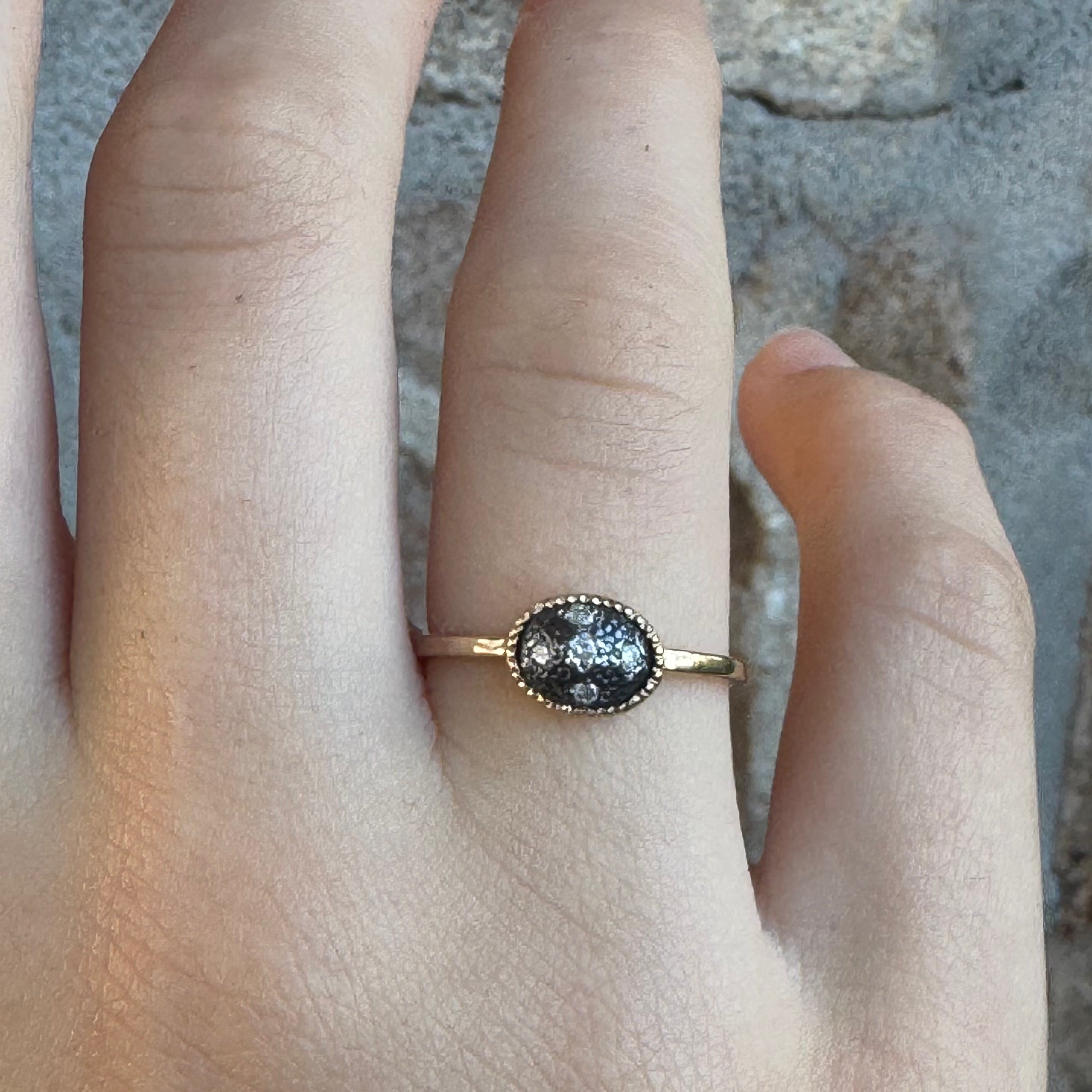 Cabochon Ring - Rusty Thought