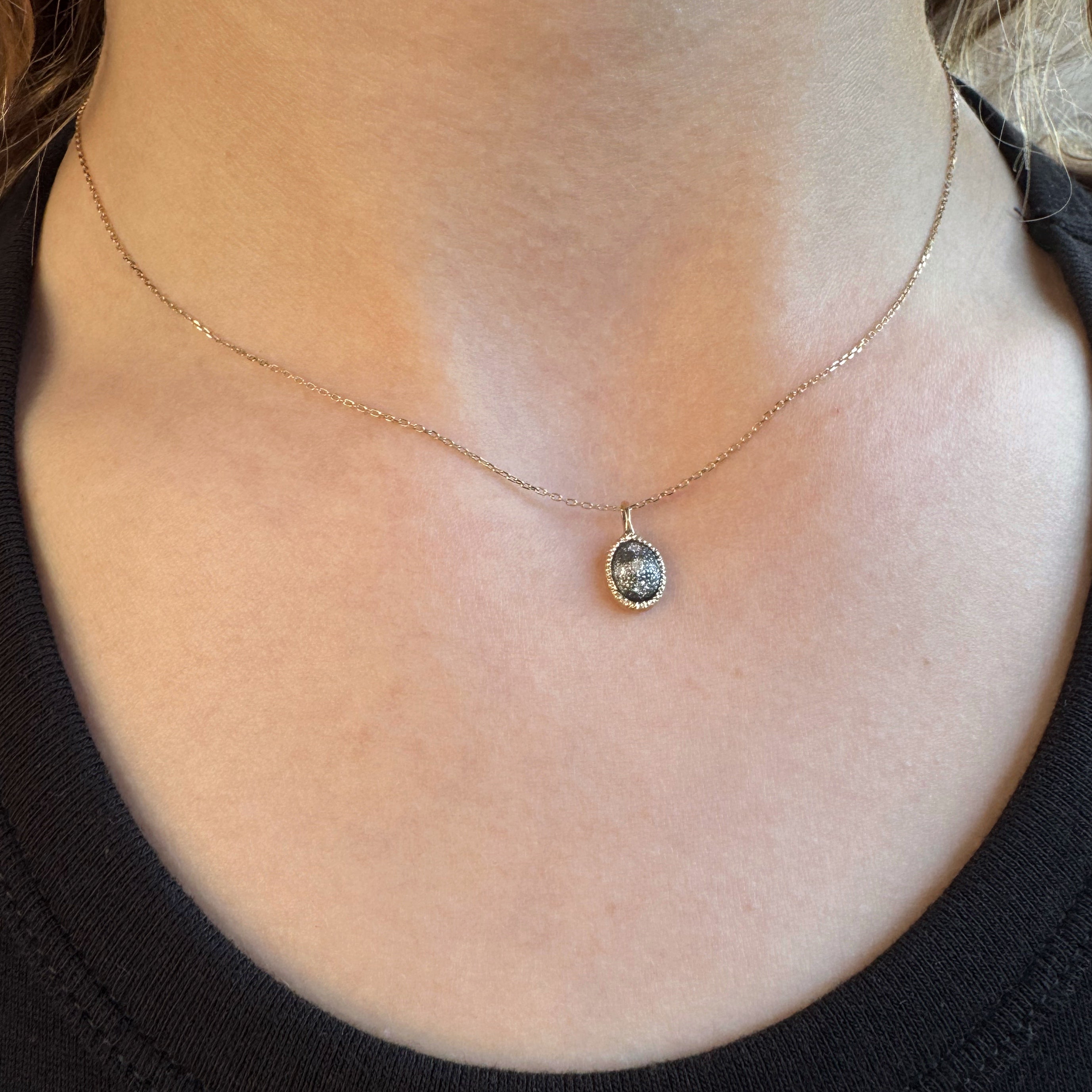 Cabochon Necklace - Rusty Thought