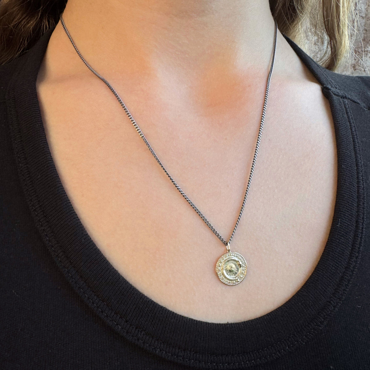 Eternal Coin Necklace - Rusty Thought