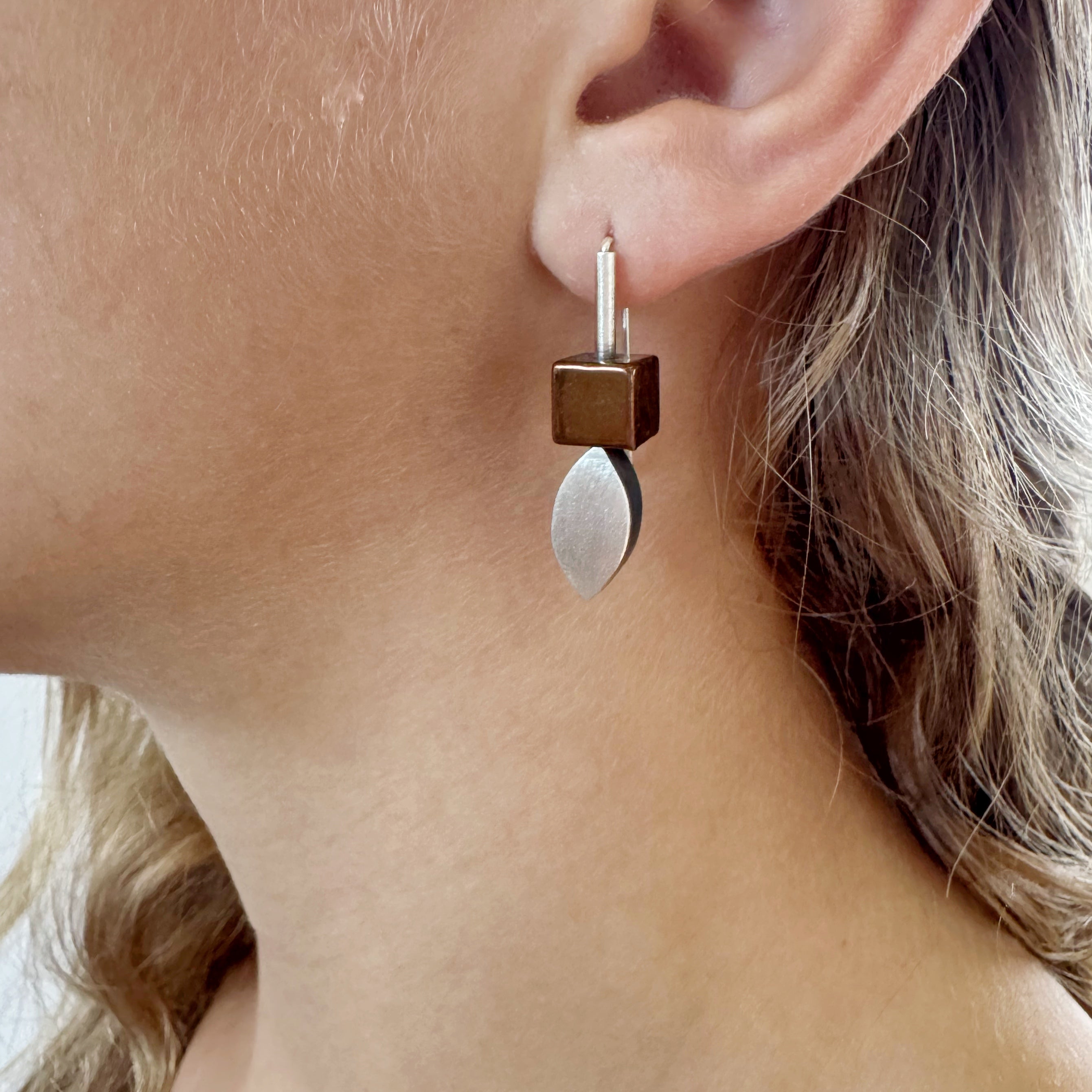 Cube & Eye Earrings - Ari Athans