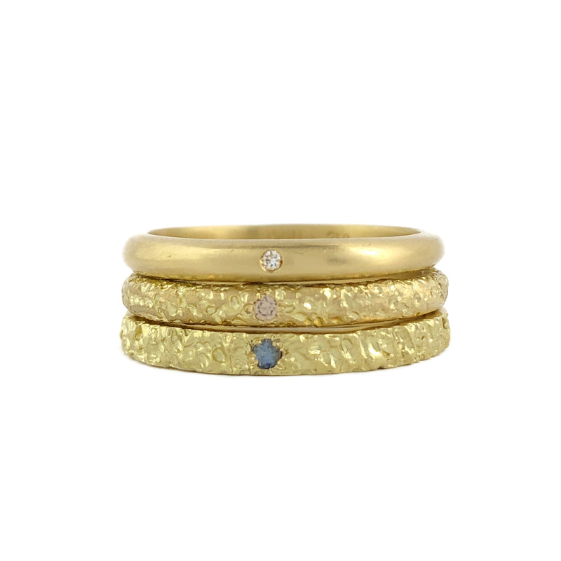 Textured Round Ring - Welfe Bowyer