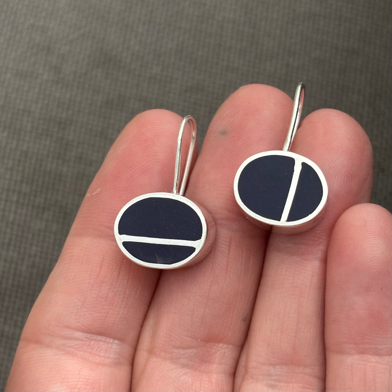 Oval Stripe Hooks - Christine Battocchio