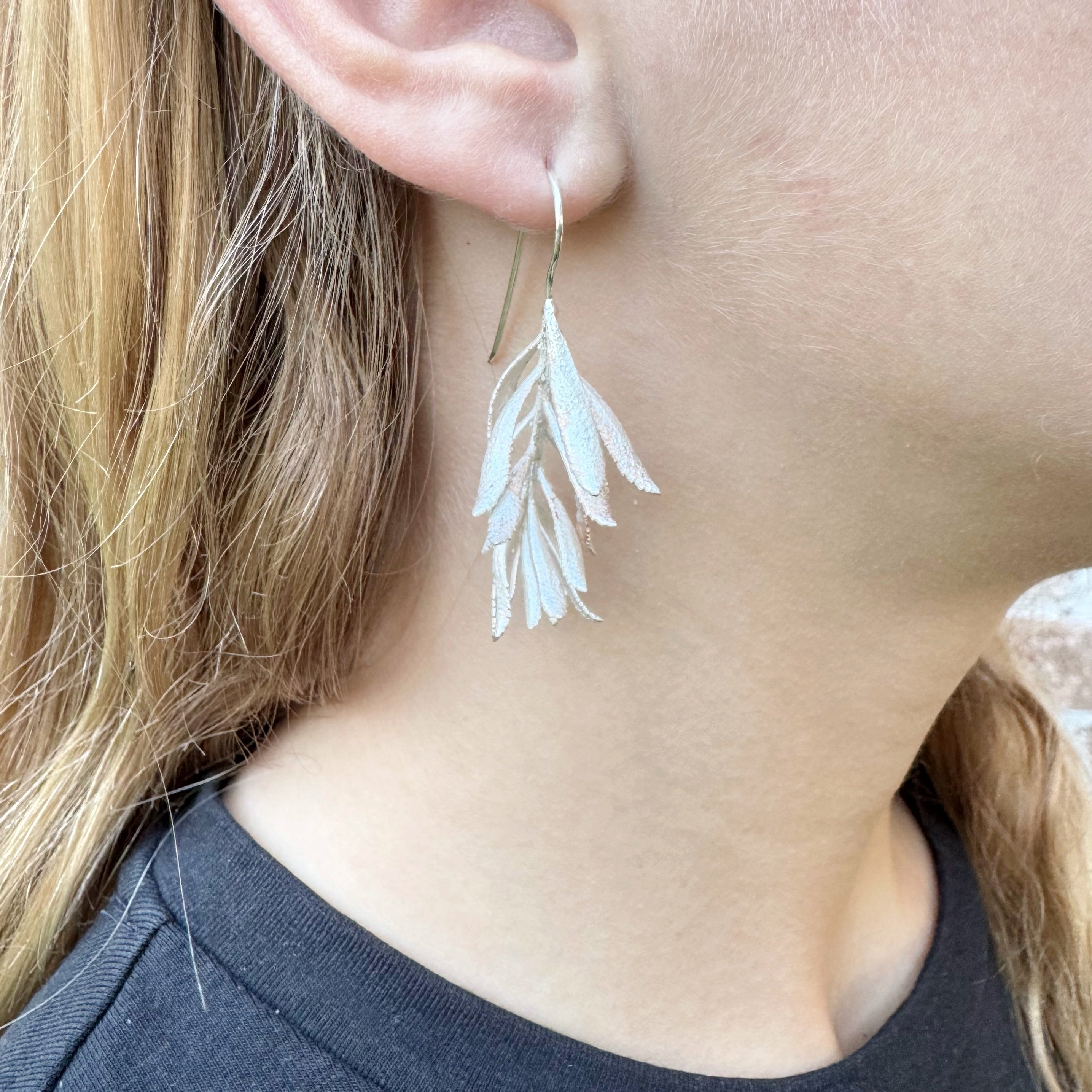 Myoporum Silver Earrings - Anja Jagsch
