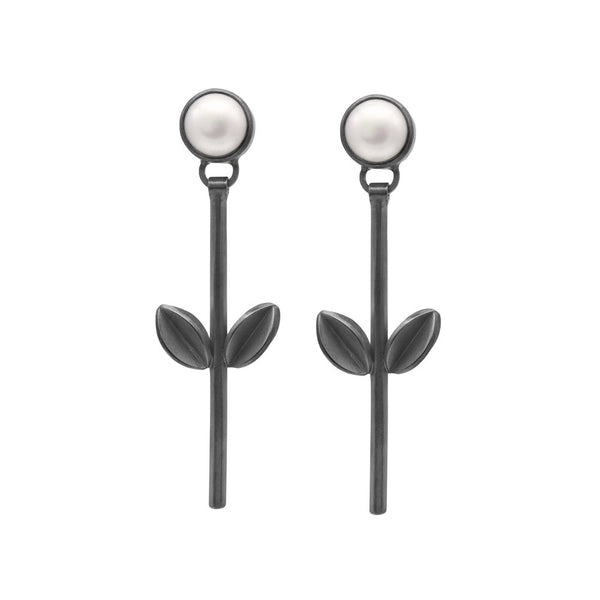 Allium Floral Drop Earrings -  Erica Bello