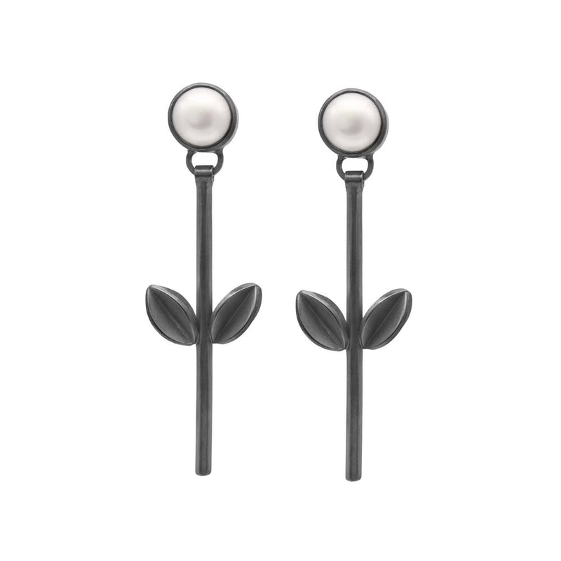 Allium Floral Drop Earrings -  Erica Bello