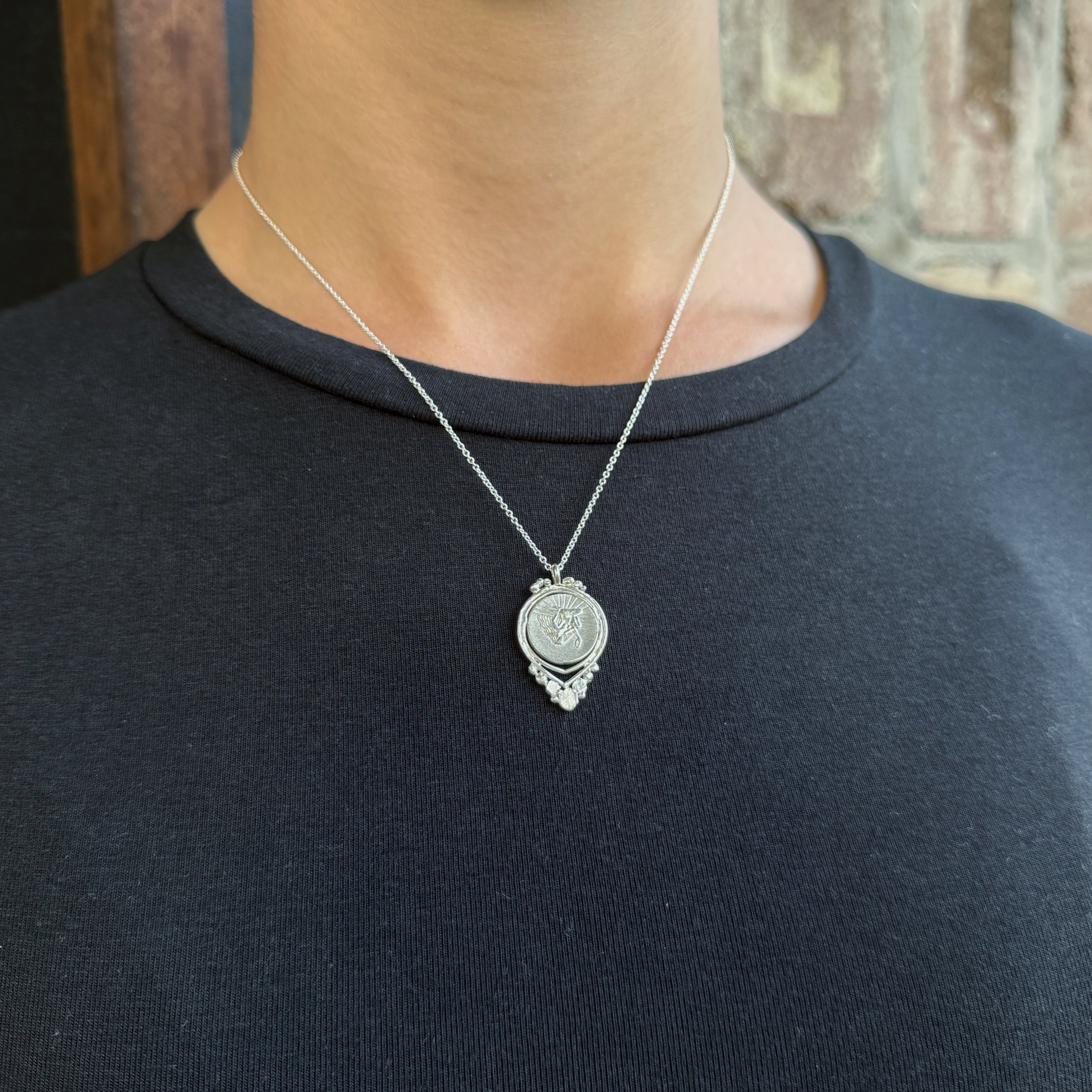 Oracle Veritas Spinning Pendant Necklace - Romy Mittelman
