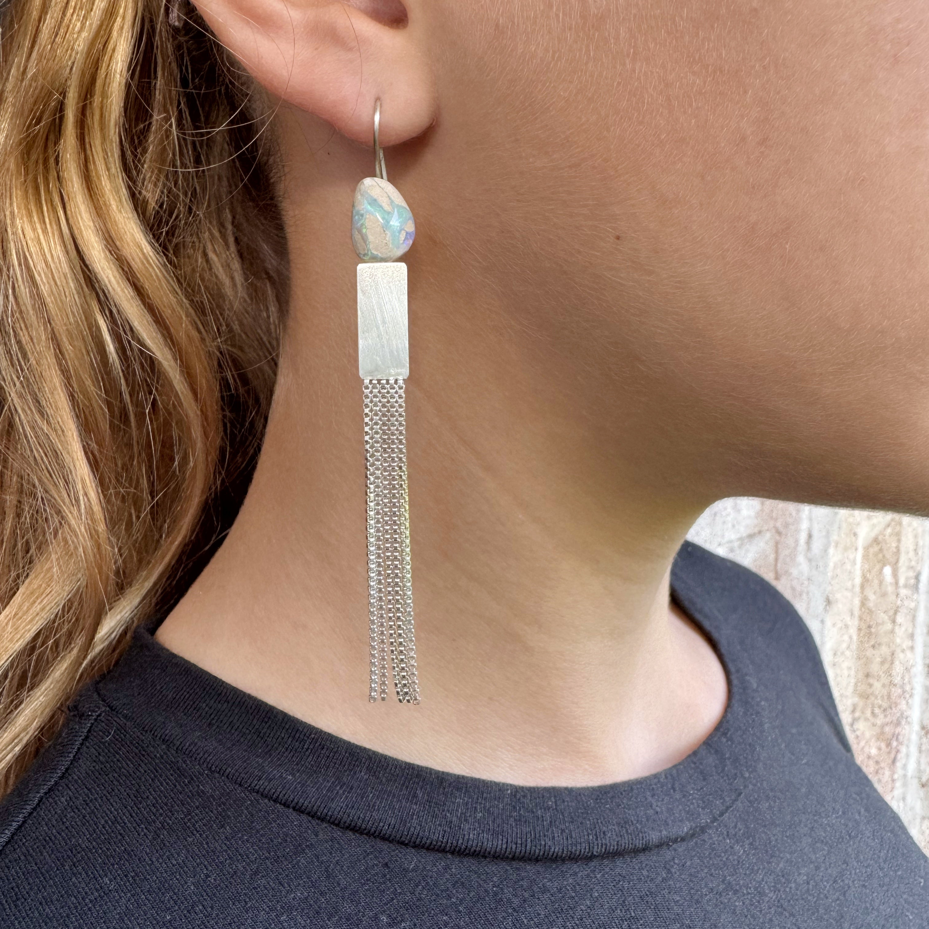 Shikaku Opal Earrings - Kaoru Rogers