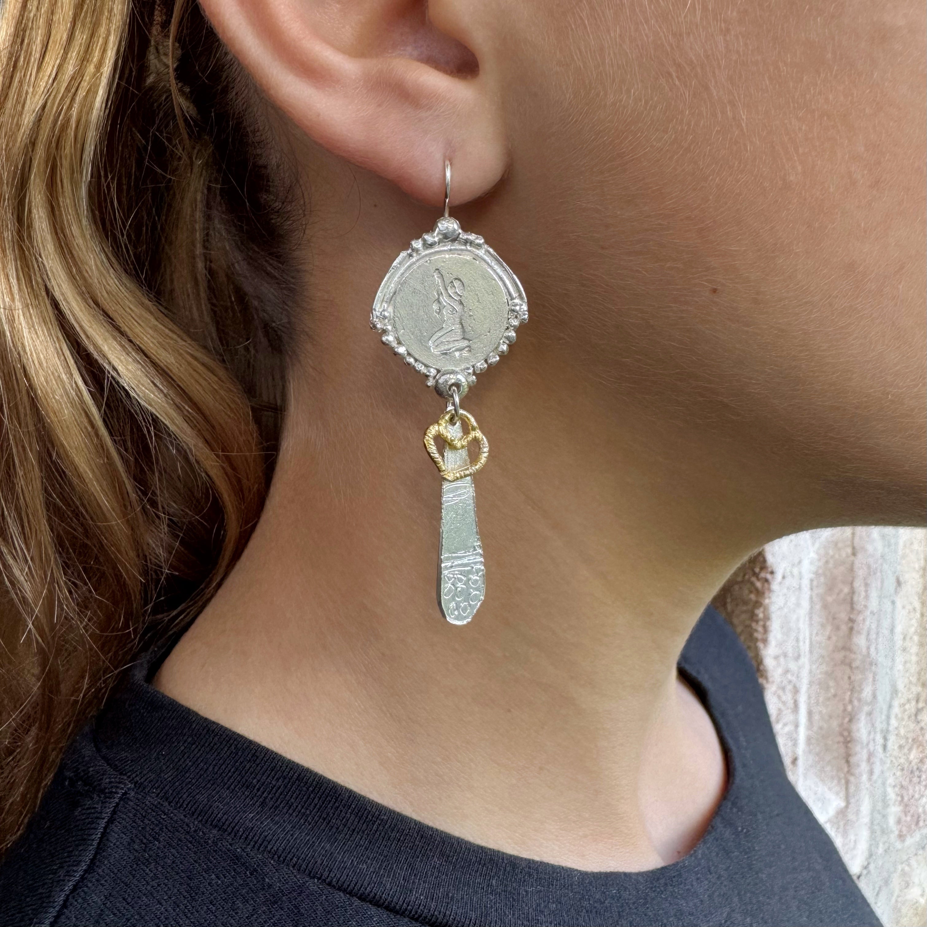 Heroine's Long Earrings - Romy Mittelman
