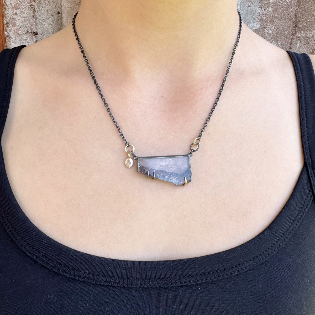 Lepidocrocite & Silver Pendant - Regina Krawets