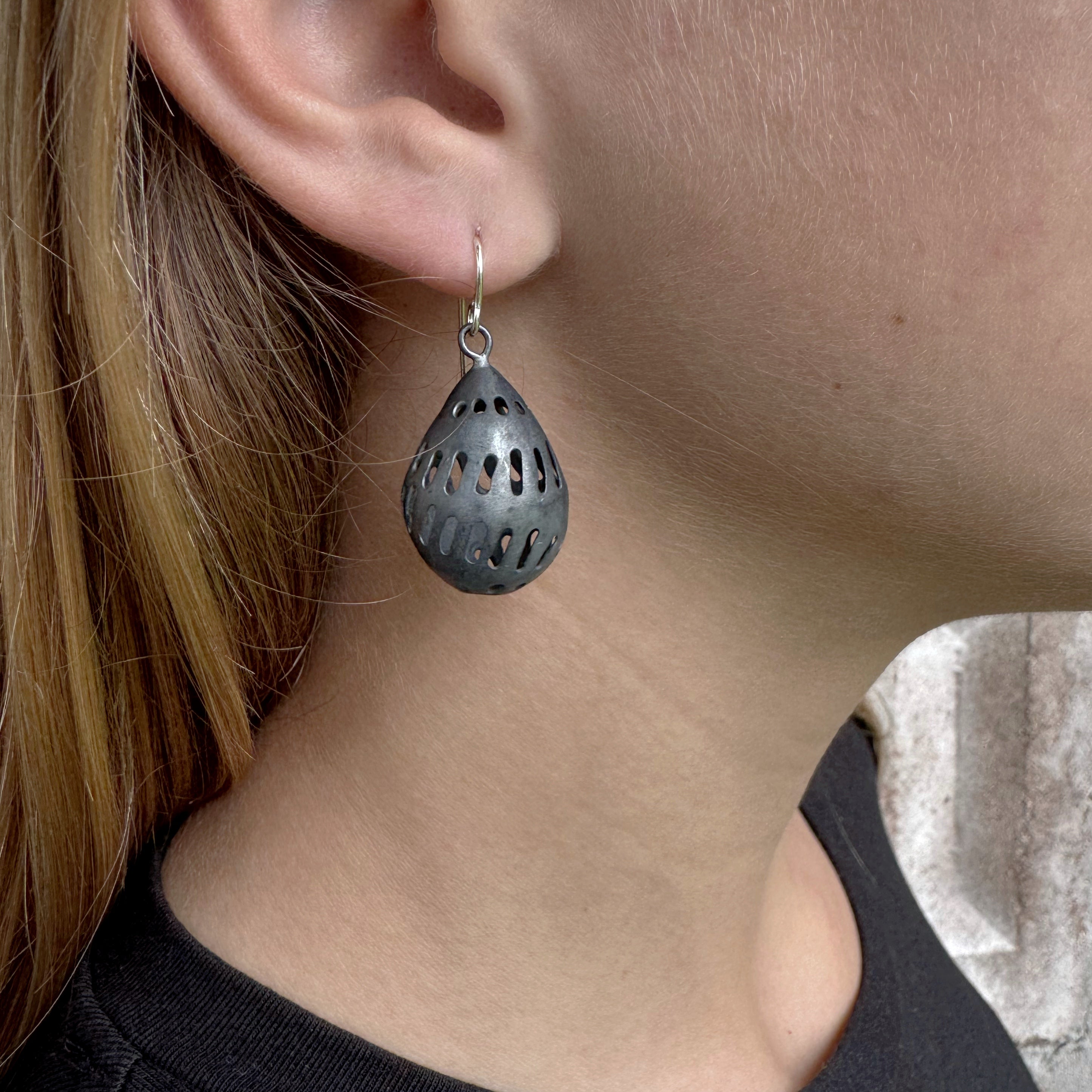 Ash Drop Earrings - Anna Vlahos