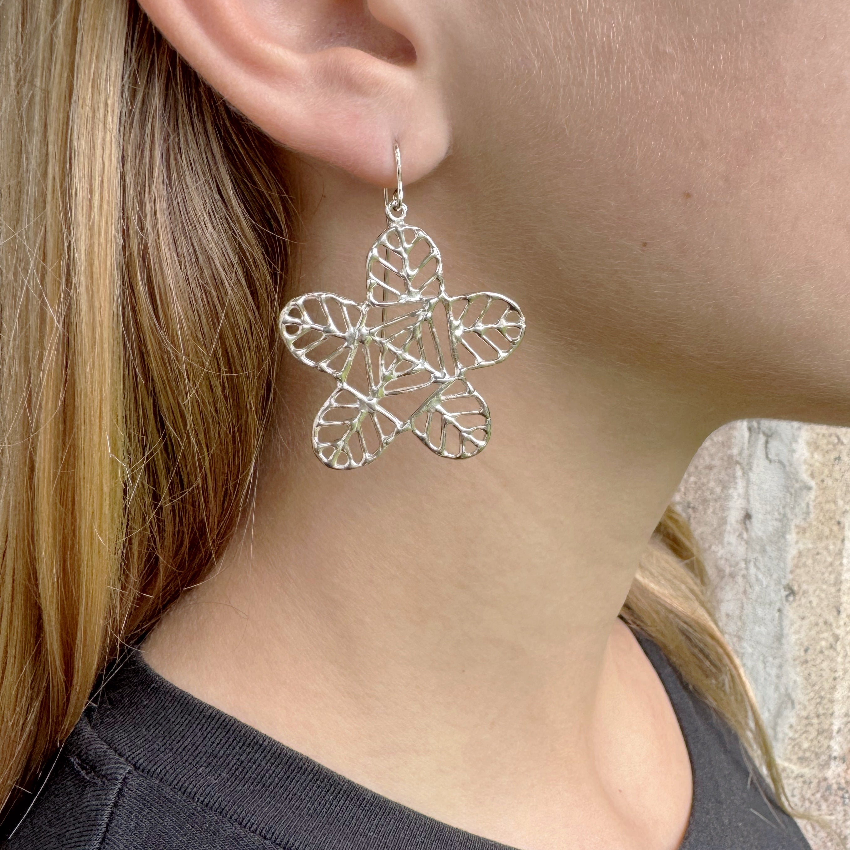 Flower Drop Earrings - Anna Vlahos