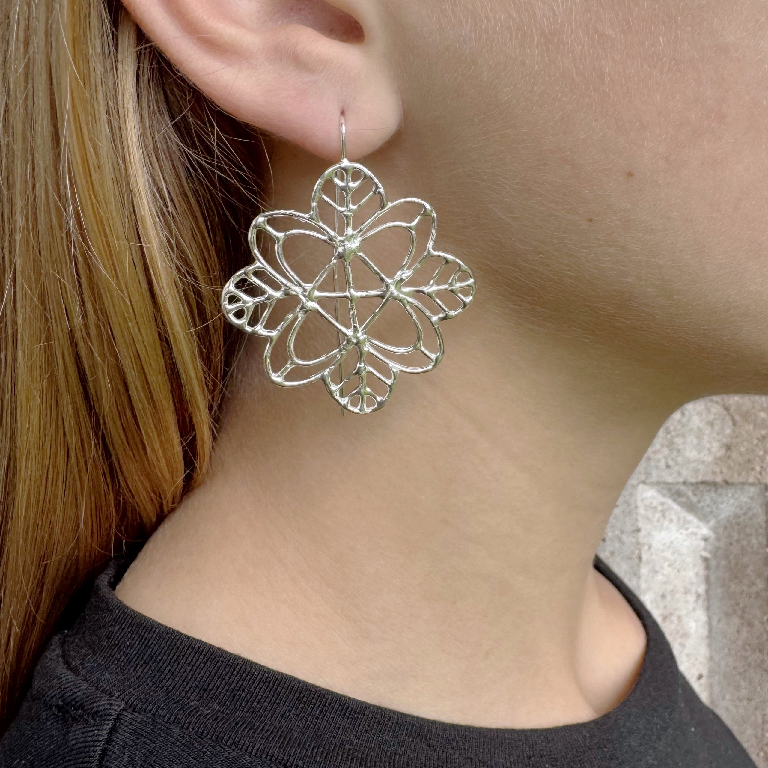 Geo Bloom Earrings - Anna Vlahos