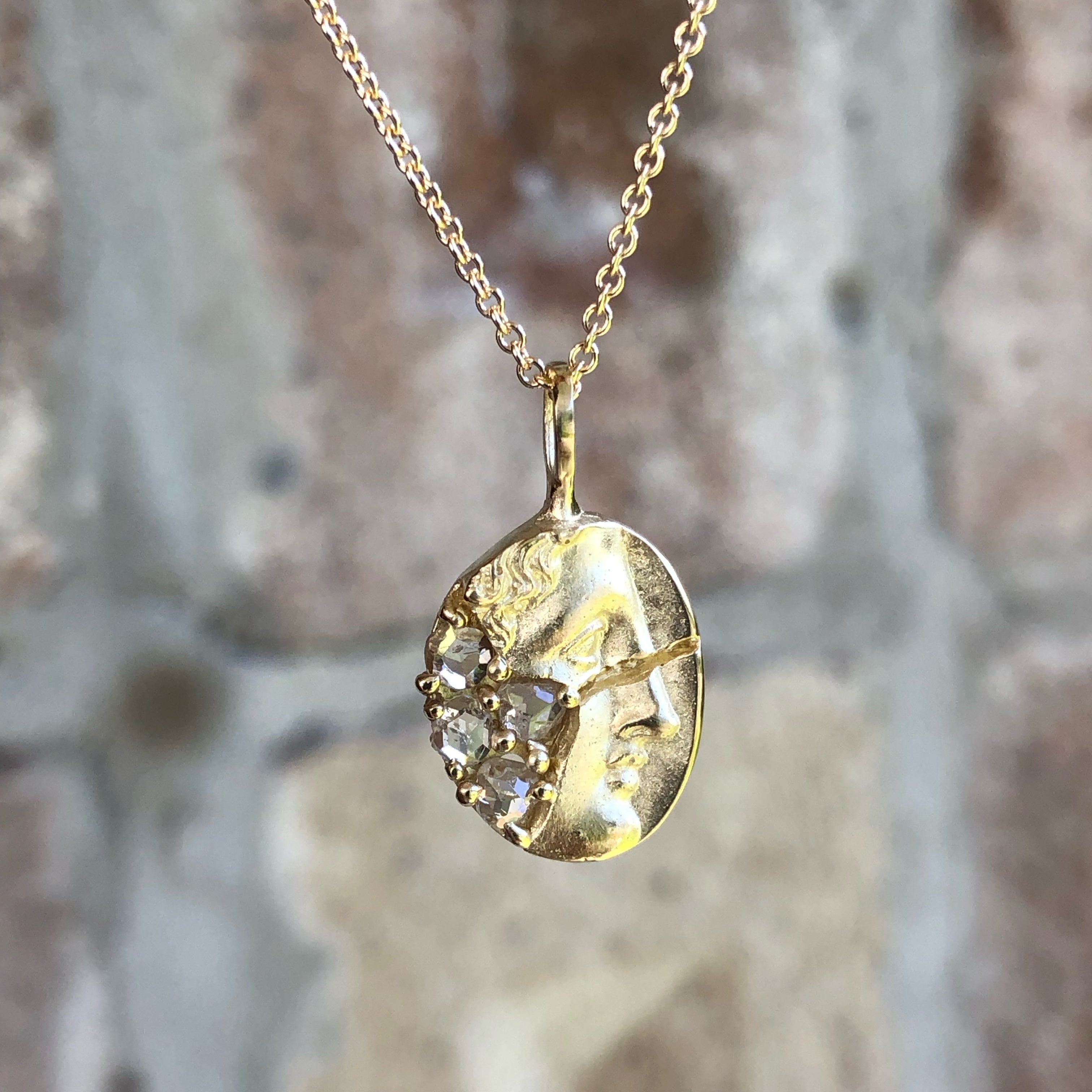 Fragmented Face Necklace - Atelier Narce