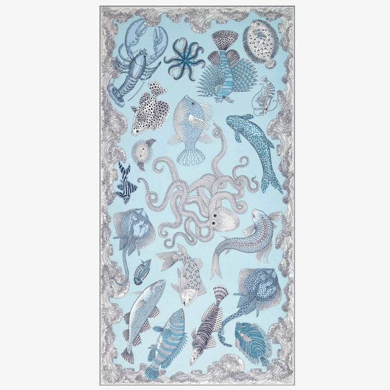 Poseidon Scarf in Turquoise - Inoui Editions