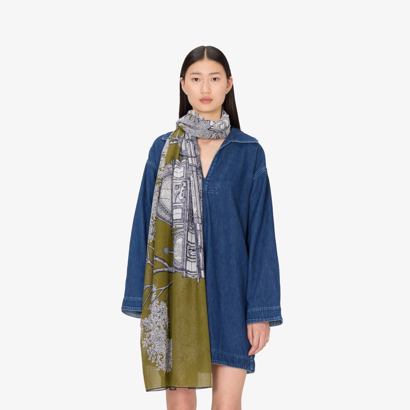 Mirage Scarf in Khaki - Inoui Editions