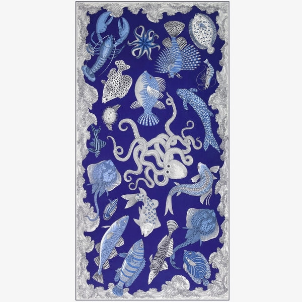 Poseidon Scarf in Blue - Inoui Editions