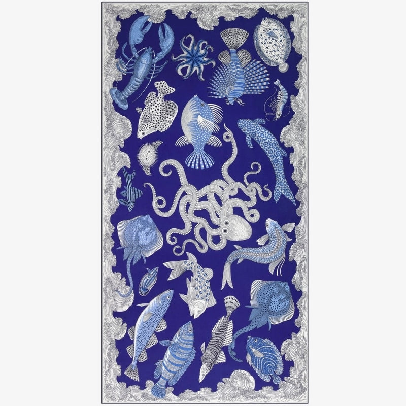 Poseidon Scarf in Blue - Inoui Editions