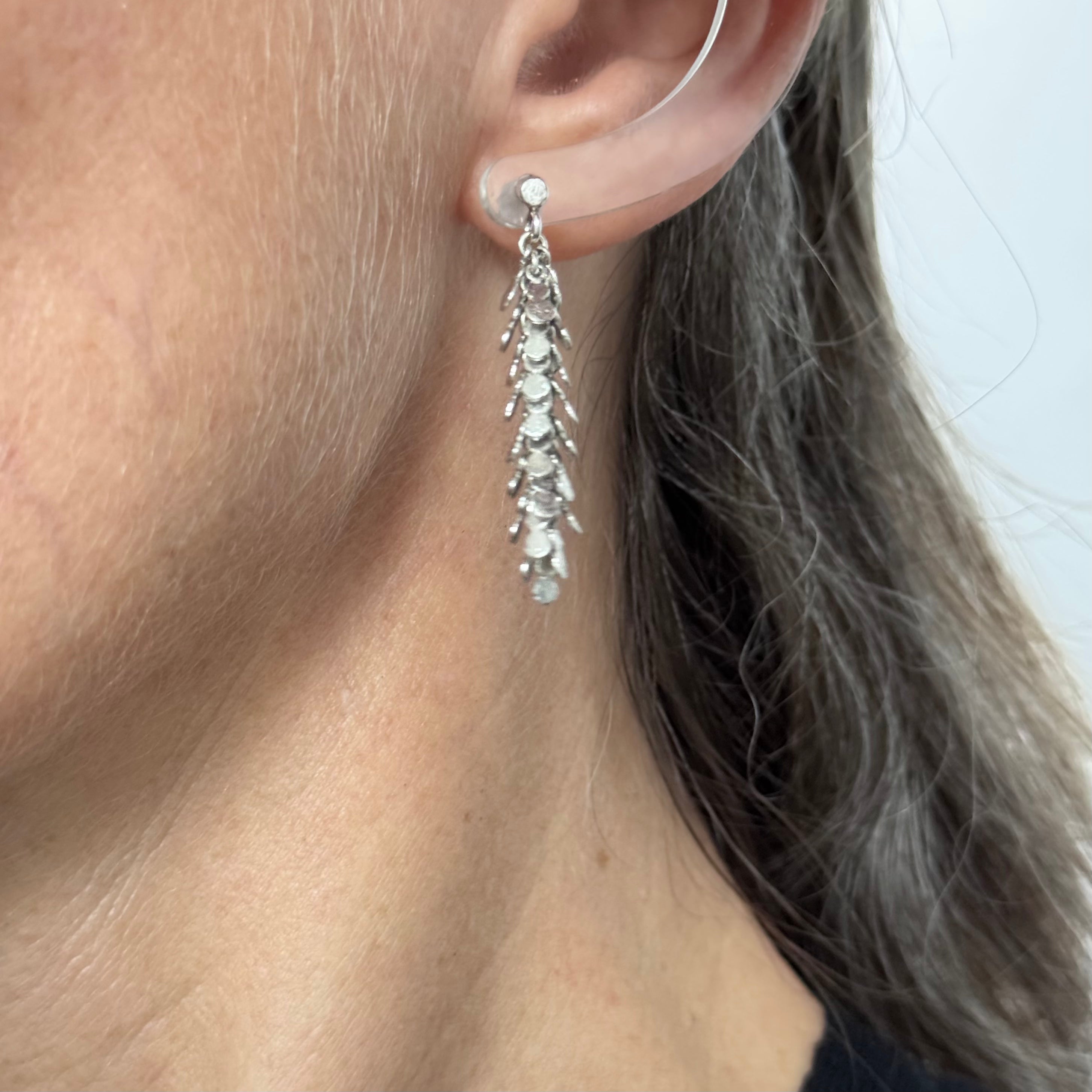 Melt & Fuse Silver Studs - Virginia Sprague