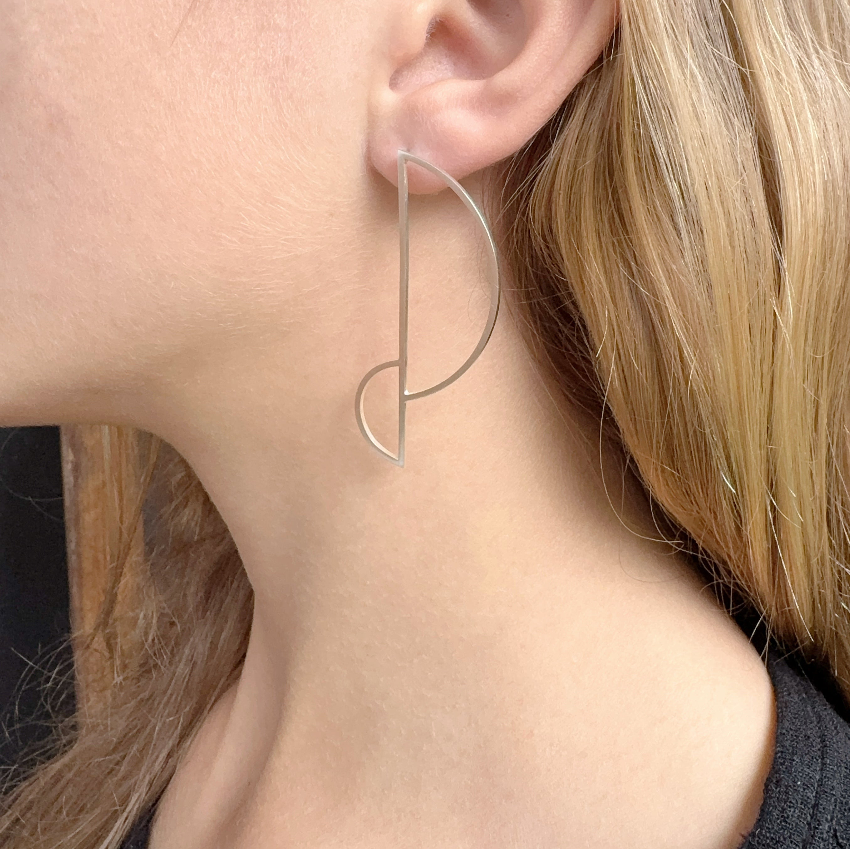 Outlines #3 Earrings - Jo Hawley