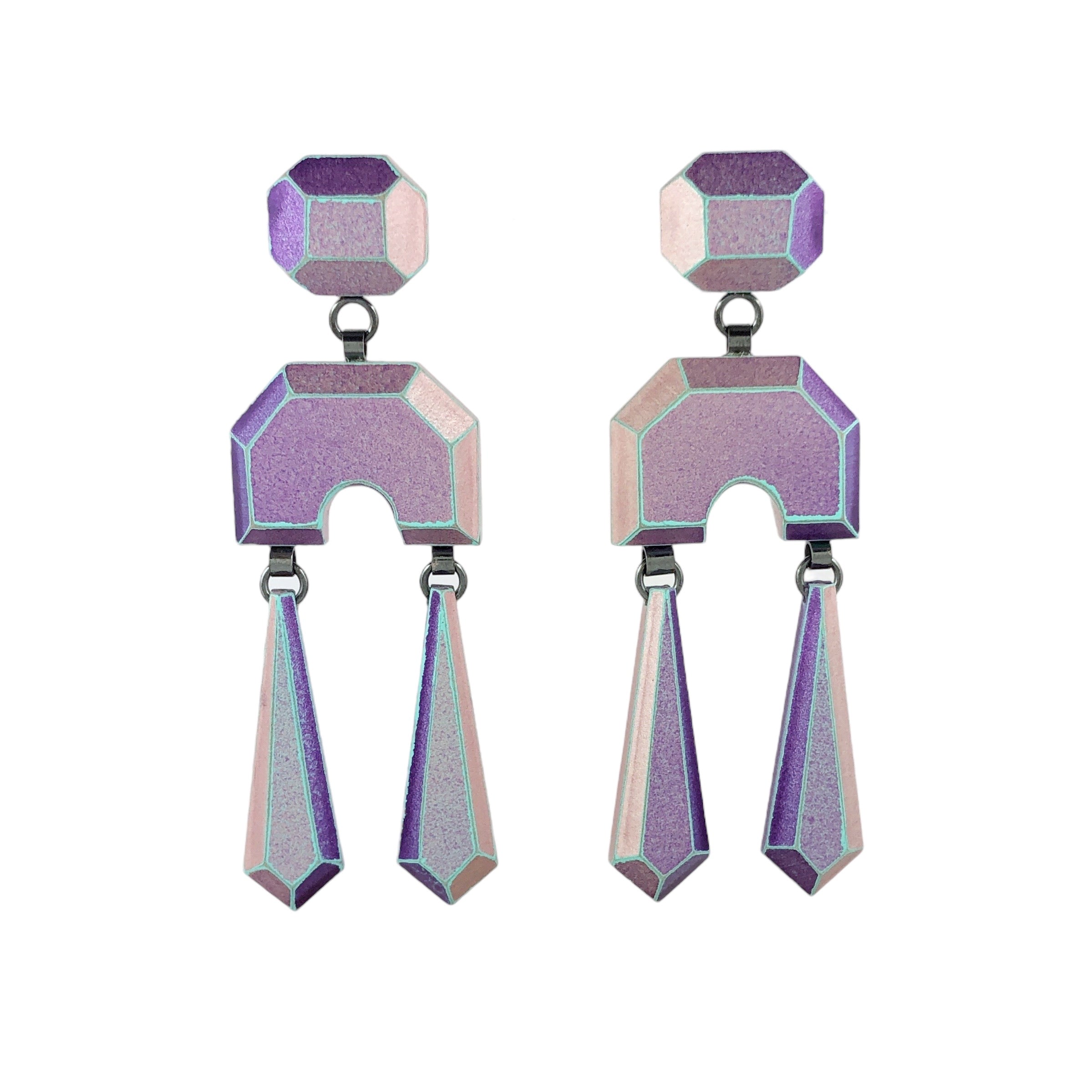 Wooden Castle of Gems Studs - Eva Burton