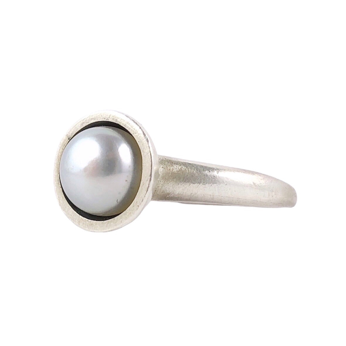 Petite Pearl Dome Ring - Ari Athans