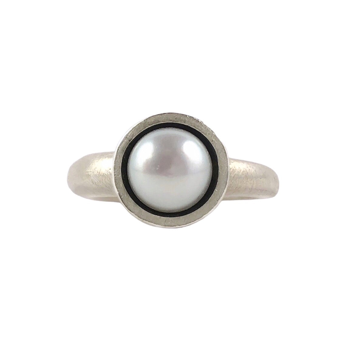 Petite Pearl Dome Ring - Ari Athans