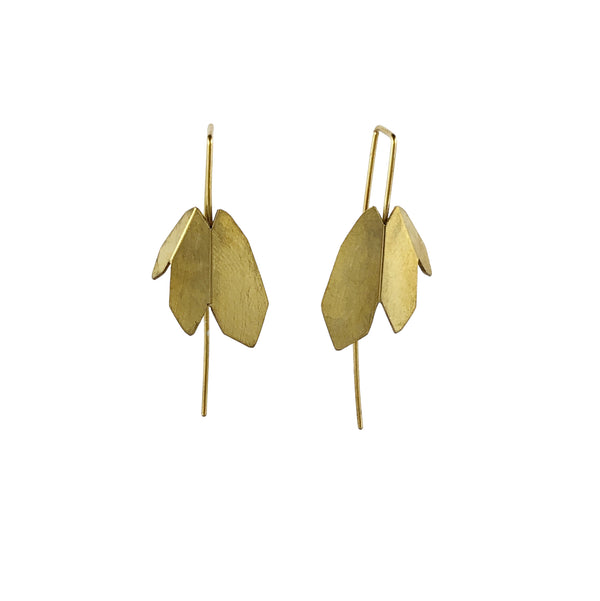 Butterfly Gold Earrings - Ananda Ungphakorn