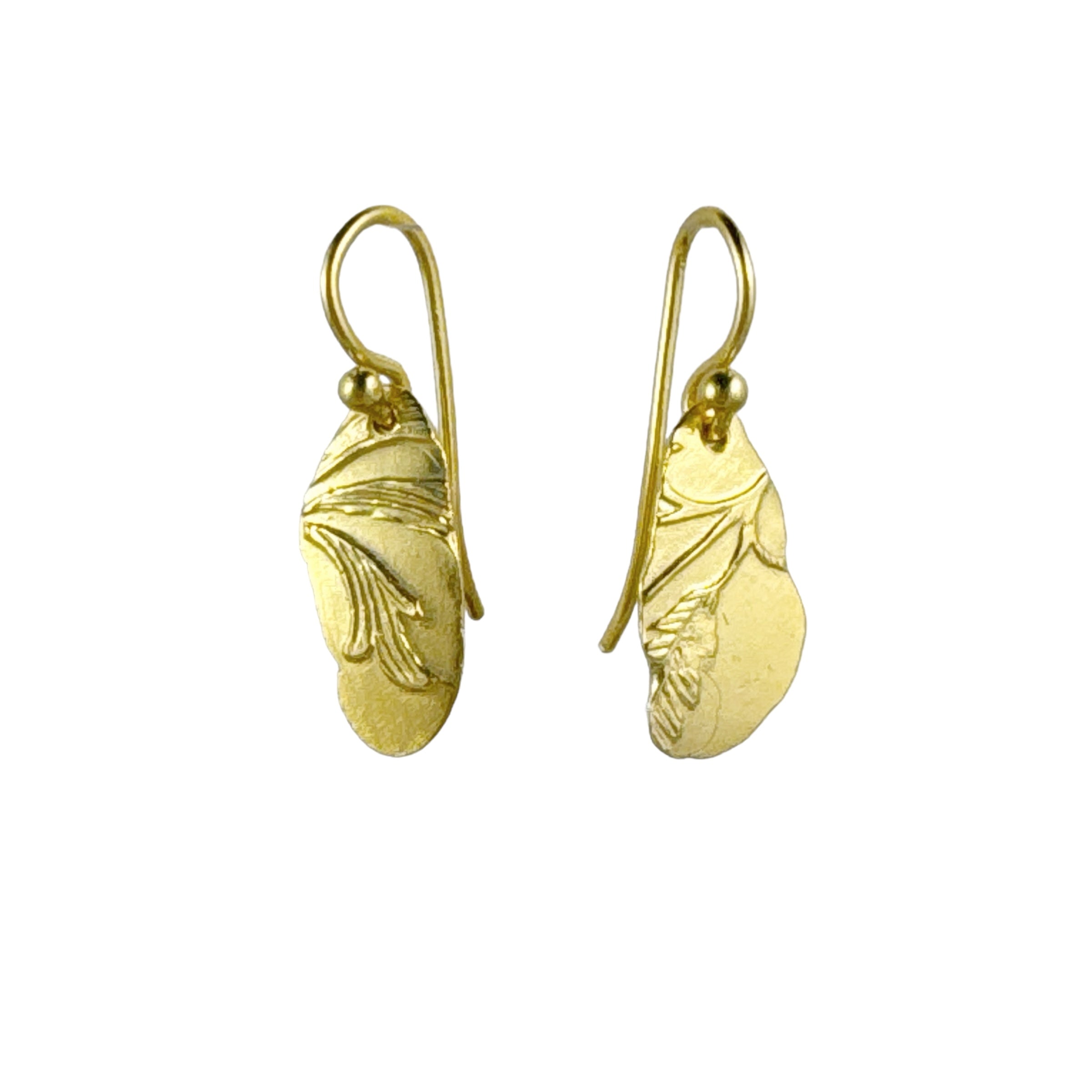 Medium Golden Keepsake Earrings - Cynthia Nge