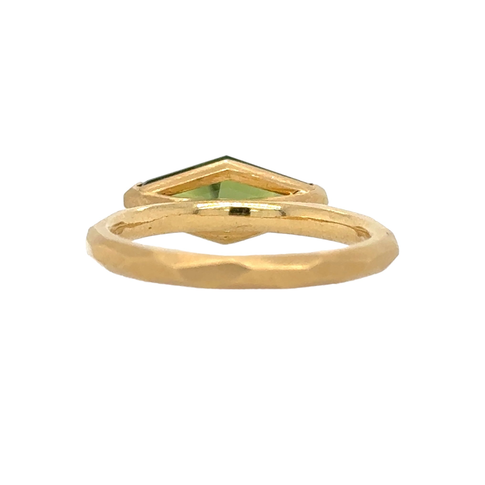Streched Hexagonal Sapphire Ring - Krista McRae