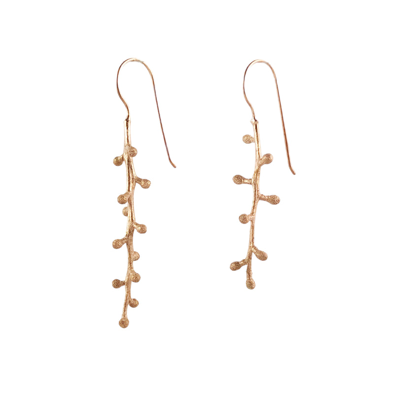 Acacia Rose Gold Plated Earrings - Anja Jagsch