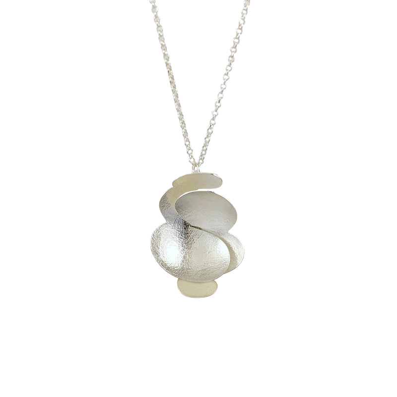 Lily Pad Silver Necklace - Tip to Toe