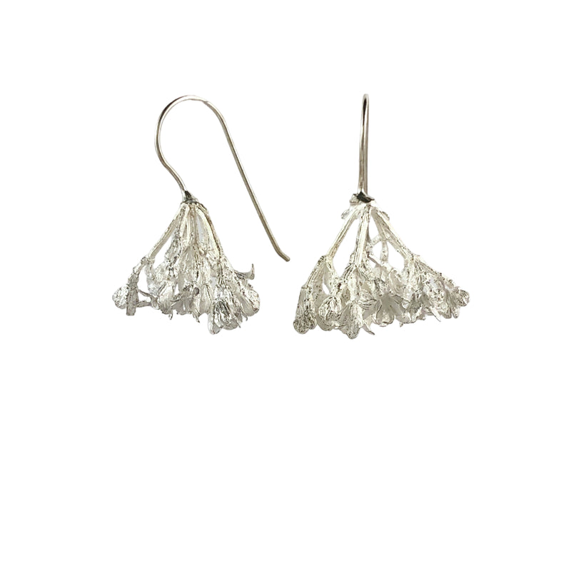 Viburnum Flower Silver Earrings - Anja Jagsch