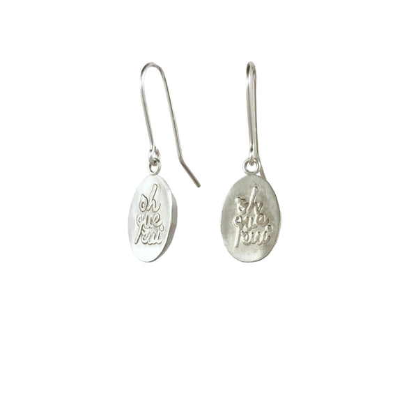 Oh Que Oui Cameo Earrings - Milly Thomas
