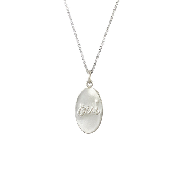 Oui Large Cameo Necklace - Milly Thomas