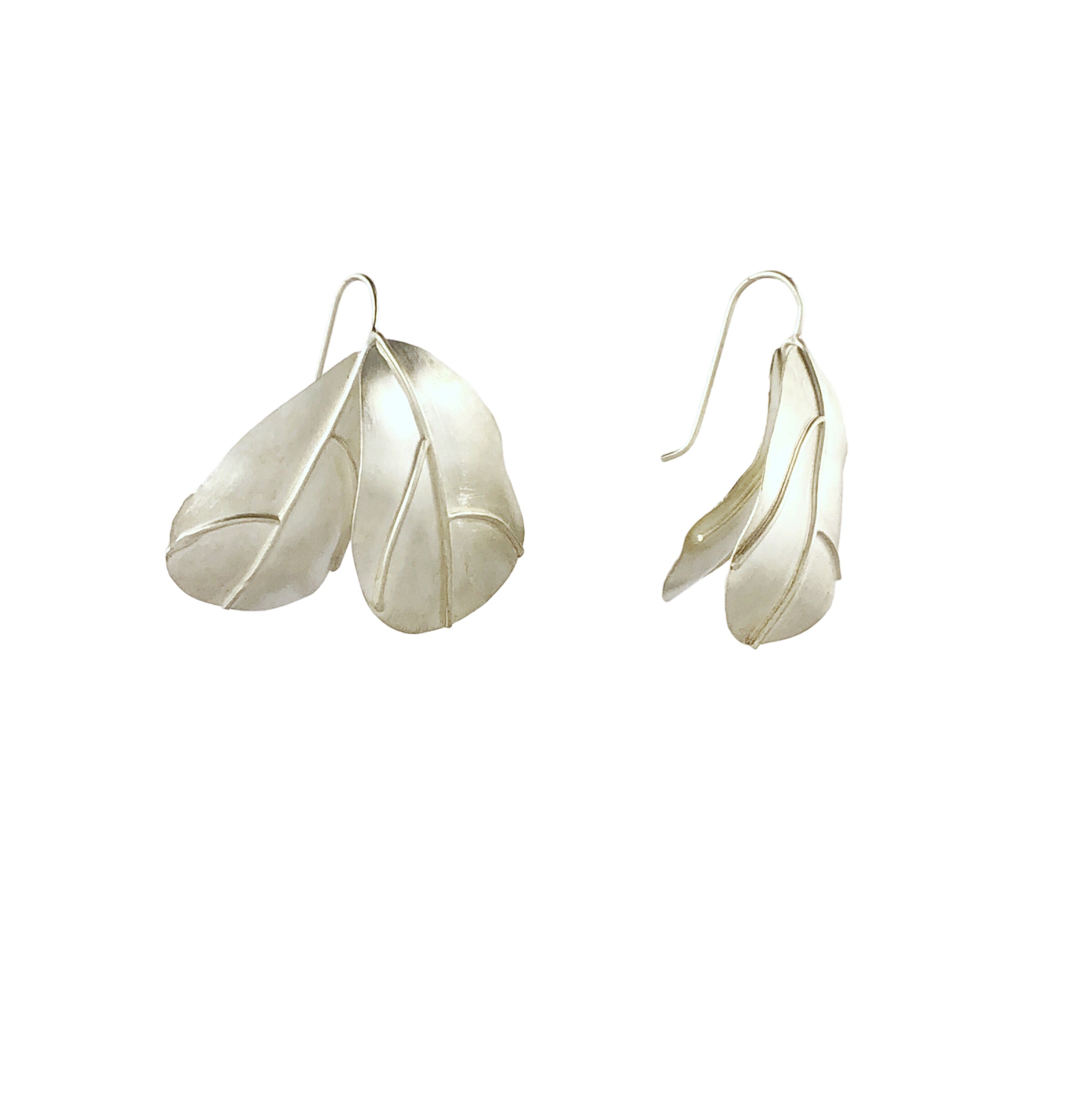 Double Fiddle Leaf Fig Earrings - Kaoru Rogers