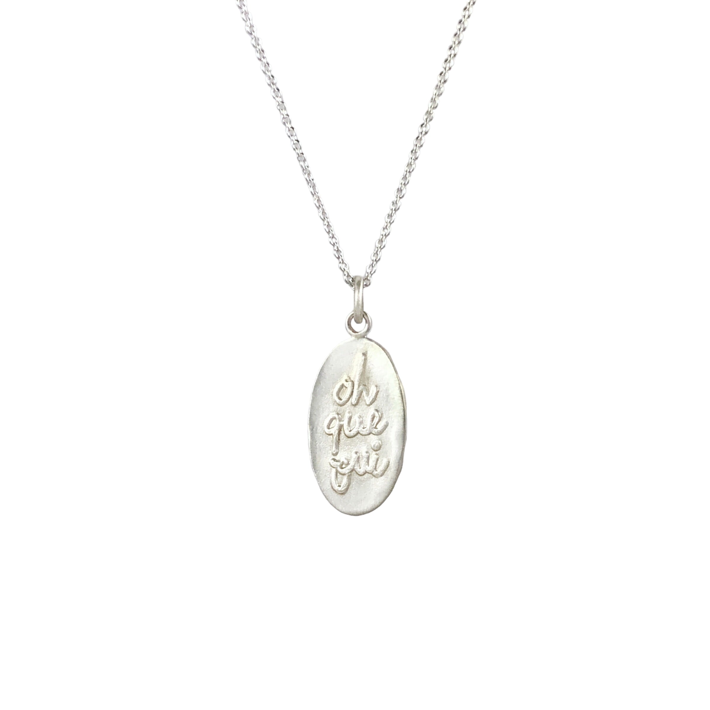 Oh Que Oui Large Cameo Necklace - Milly Thomas