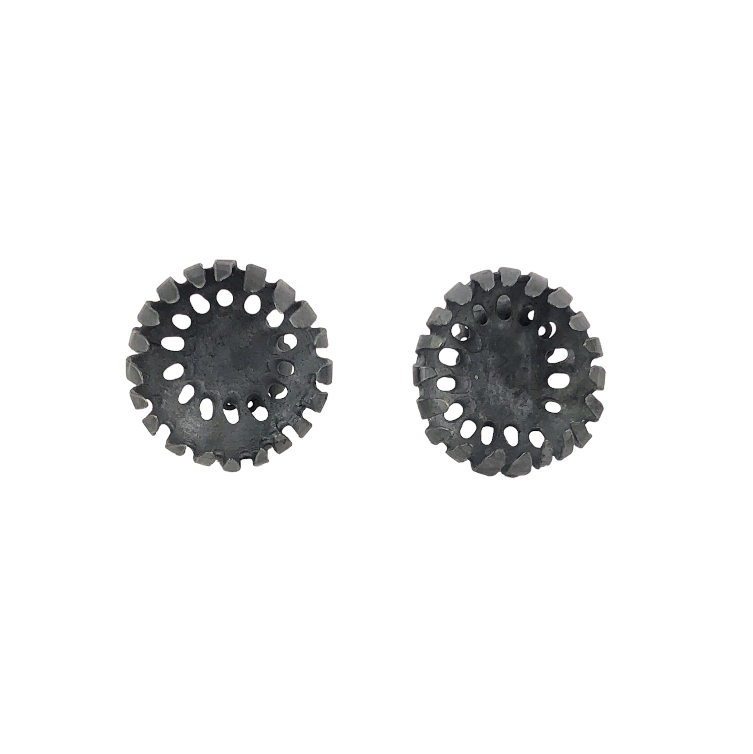 Floret Oxidised Studs - Anna Vlahos