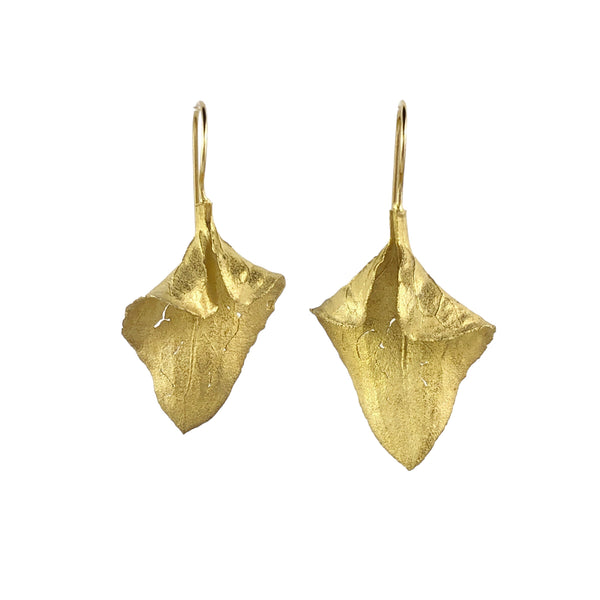 Hop Bush Gold Plated Earrings - Anja Jagsch