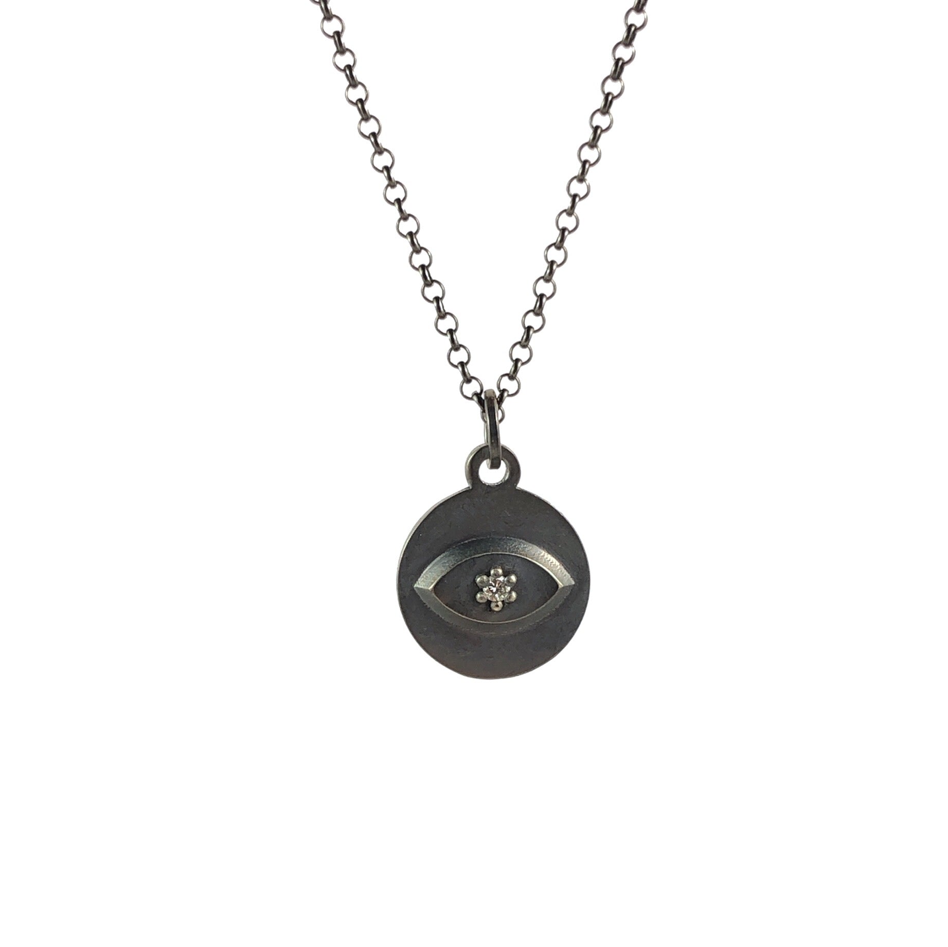 Illusion Third Eye Charm Necklace -  Erica Bello